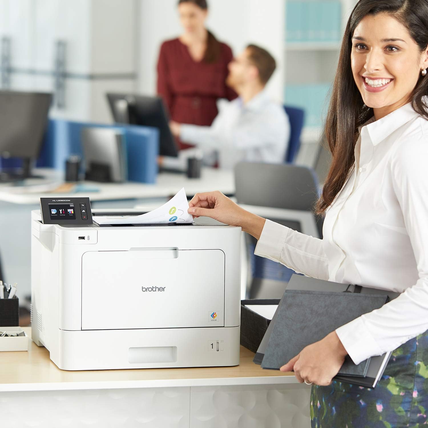 Brother Business Color Laser Printer, HL-L8360CDW, Wireless Networking, Automatic Duplex Printing, Mobile Printing, Cloud printing,  Dash Replenishment Ready,White - Image 5